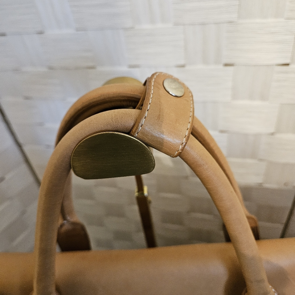 Osgoode Marley Tan Leather Work Bag - Picture 3 of 11